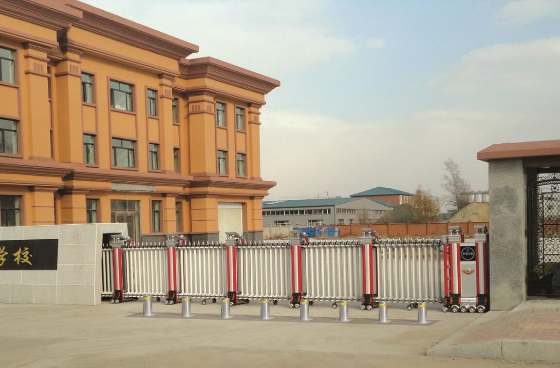  學校門口升降柱